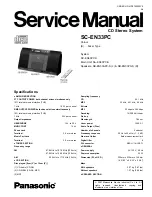 Panasonic SA-EN33PC-S Service Manual preview