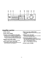 Preview for 9 page of Panasonic SA-H82 Operating Instructions Manual