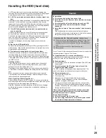 Предварительный просмотр 29 страницы Panasonic SA-HC7 Operating Instructions Manual