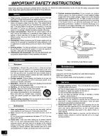 Preview for 2 page of Panasonic SA-HE100S Operating Operating Instructions Manual