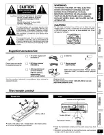 Preview for 3 page of Panasonic SA-HE100S Operating Operating Instructions Manual