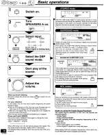 Preview for 10 page of Panasonic SA-HE100S Operating Operating Instructions Manual