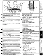 Preview for 11 page of Panasonic SA-HE100S Operating Operating Instructions Manual