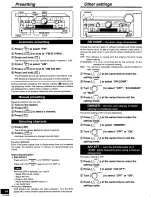 Preview for 14 page of Panasonic SA-HE100S Operating Operating Instructions Manual