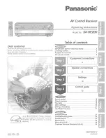 Panasonic SA-HE200S Operating Instructions Manual preview