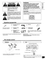 Preview for 3 page of Panasonic SA-HE70S-U Operating Operating Instructions Manual