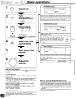 Preview for 10 page of Panasonic SA-HE70S-U Operating Operating Instructions Manual