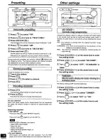 Preview for 14 page of Panasonic SA-HE70S-U Operating Operating Instructions Manual