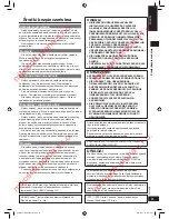 Preview for 47 page of Panasonic SA-HR50 Operating Instructions Manual