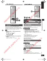 Preview for 63 page of Panasonic SA-HR50 Operating Instructions Manual