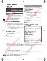 Preview for 86 page of Panasonic SA-HR50 Operating Instructions Manual