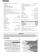 Предварительный просмотр 2 страницы Panasonic SA-HT330GCP Service Manual