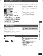 Предварительный просмотр 27 страницы Panasonic SA-HT335 Operating Instructions Manual