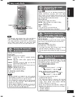 Предварительный просмотр 29 страницы Panasonic SA-HT340 Operating Instructions Manual