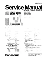 Panasonic SA-HT340EB Service Manual preview