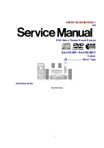 Preview for 1 page of Panasonic SA-HT440P Service Manual