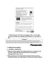 Предварительный просмотр 5 страницы Panasonic SA-HT440P Service Manual