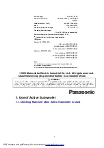 Предварительный просмотр 4 страницы Panasonic SA-HT535EE Service Manual