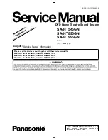 Panasonic SA-HT545GN Service Manual preview