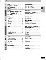 Предварительный просмотр 3 страницы Panasonic SA-HT822V Operating Instructions Manual