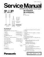 Panasonic SA-HT830VP Service Manual предпросмотр