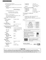 Предварительный просмотр 2 страницы Panasonic SA-HT870E Service Manual