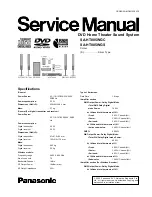 Panasonic SA-HT885WGC Service Manual preview