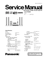 Panasonic SA-HT995EE Service Manual preview