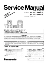 Panasonic SA-MAX8000GM Service Manual preview