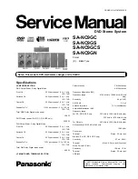 Panasonic SA-NC9GC Service Manual preview