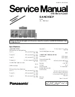 Panasonic SA-NC9GCP Service Manual preview
