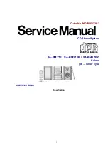 Preview for 1 page of Panasonic SA-PM17E Service Manual