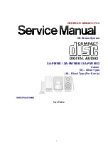 Preview for 1 page of Panasonic SA-PM19E Service Manual