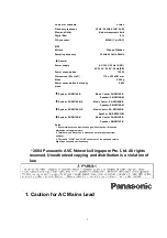 Preview for 3 page of Panasonic SA-PM19E Service Manual