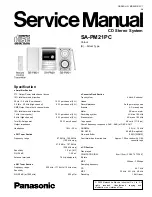 Preview for 1 page of Panasonic SA-PM21PC Service Manual