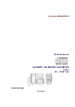 Panasonic SA-PM27E Manual предпросмотр