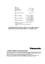 Preview for 3 page of Panasonic SA-PM27E Manual