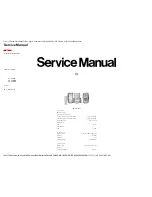 Preview for 1 page of Panasonic SA-PM27E Service Manual