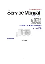 Preview for 1 page of Panasonic SA-PM28E Service Manual