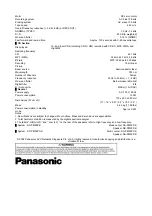 Предварительный просмотр 2 страницы Panasonic SA-PM29P Service Manual