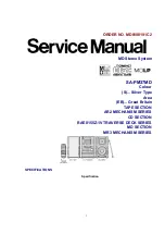 Preview for 1 page of Panasonic SA-PM37MD Service Manual