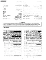 Preview for 2 page of Panasonic SA-PM41P Service Manual