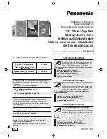 Panasonic SA-PM42 Operating Instructions Manual preview