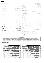 Preview for 2 page of Panasonic SA-PM91DEE Service Manual