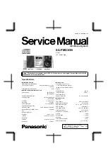 Panasonic SA-PMX3GN Service Manual preview
