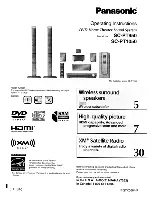 Preview for 1 page of Panasonic SA-PT1050 Operating Instructions Manual