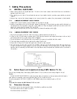 Предварительный просмотр 5 страницы Panasonic SA-PT150GC Service Manual