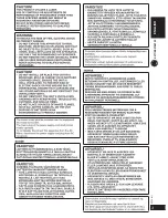 Предварительный просмотр 3 страницы Panasonic SA-PT160 Operating Instructions Manual