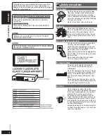 Предварительный просмотр 4 страницы Panasonic SA-PT160 Operating Instructions Manual