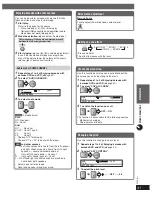 Предварительный просмотр 31 страницы Panasonic SA-PT160 Operating Instructions Manual